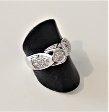 ANELLO ORO BIANCO 18KT 750