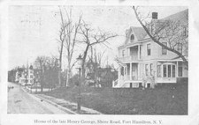 Fort Hamilton New York Shore road Home of the Late Henry George PC AA56129