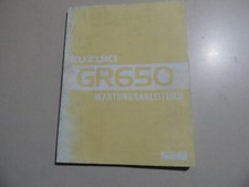 Manuale officina Suzuki GR 650