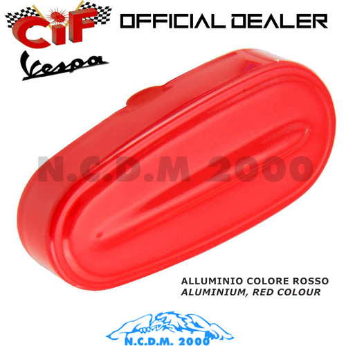 Coperchio alluminio rosso - coperchio,