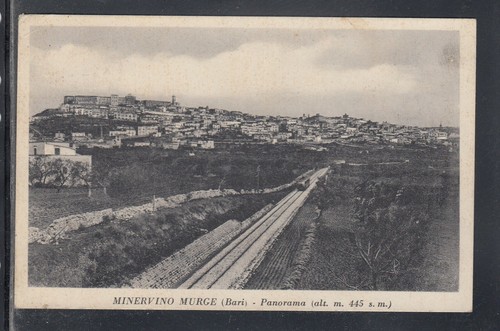 Cartolina minervino murge - minervino, bari