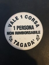 Gettone giostra Tagadà Vintage in Plastica  (VR474)