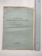 GENIO MILITARE - ORGANICI DELLE UNITA' DEL GENIO