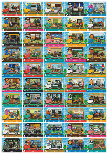 Animal crossing carte - animal, crossing//carte