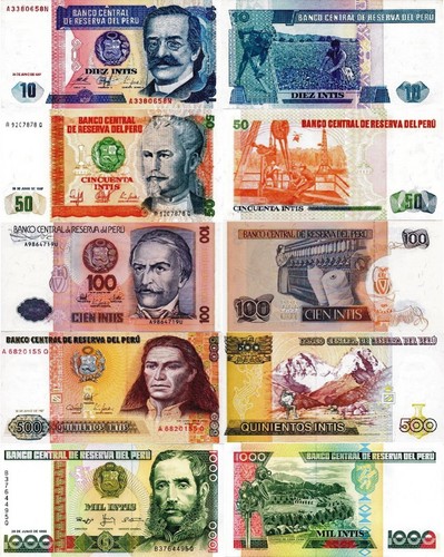 Peru lotto 5 banconote - 5,