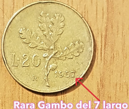 Italia moneta rara lire - moneta,