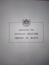 SMOM COLLEZIONE SU ALBUM MARINI DAL 1966 AL 1986 MNH S.M.O.M. 64 FOTO SOVRANO