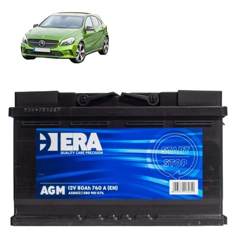 Batteria 80ah per - a.g.m.,