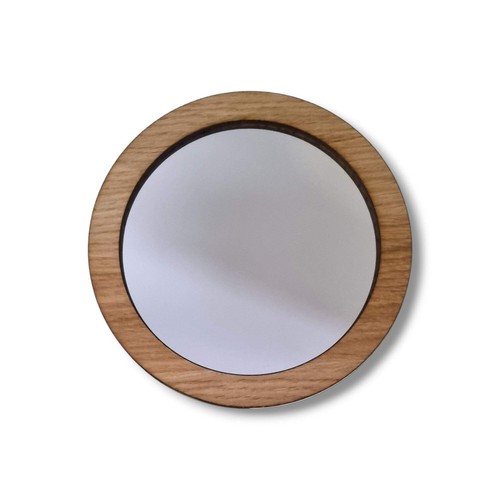 Specchio rotondo con - specchio, cornice
