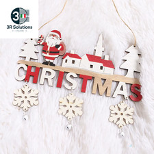 Gnome Santa Claus Wooden