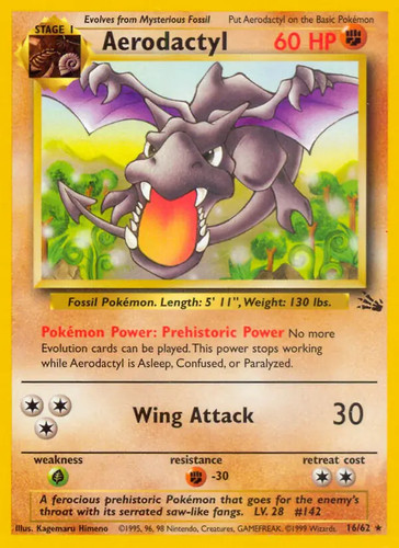 Aerodactyl pokemon - aerodactyl, 16/62