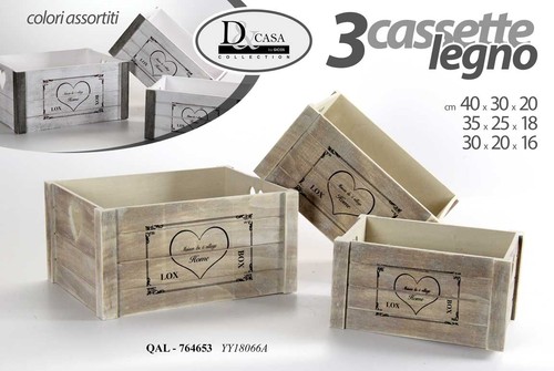 Cassette cuore porta oggetti - cuore,