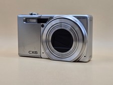 Fotocamera digitale Ricoh CX6 10,0MP argento 5xZoom testata funzionante