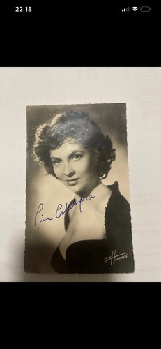 Carte postale actrice gina - postale,