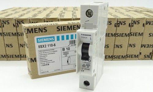 10x siemens 5sx21 b10 - b10, fusibile