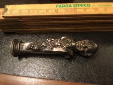 Antico timbro / sigillo per ceralacca in argento 925 silver   primi 1900   12/16