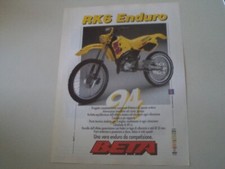 advertising Pubblicità 1993 MOTO BETA RK6 ENDURO 50