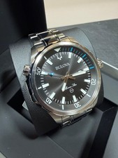 BULOVA - Orologio da polso uomo man Marine Star Nero 96B382