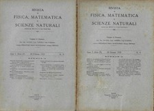 Rivista di Fisica, Matematica