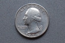 USA 1974 quarter dollar (1/4