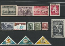 13 francobolli Polska dal 1945