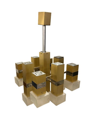 Lampadario cubic sciolari - lampadario,