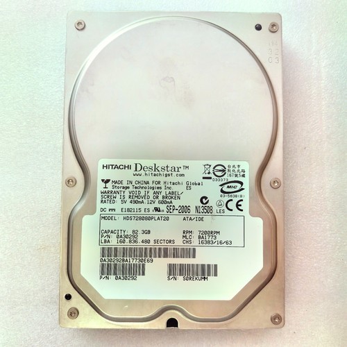 Hitachi deskstar 7k80 - hitachi,