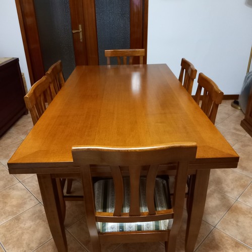 Tavolo allungabile con sedie - con, 6