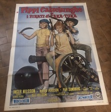 Manifesto  Cinema Originale 2F Pippi calzelunghe E I Pirati Di Taka Tuka