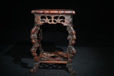 Portafiori cinese intagliato a