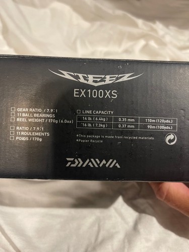 Daiwa steez 100xs nuovo - ex, con