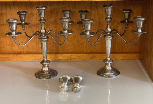 Antichi candelabri pesati - antichi,