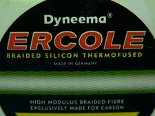 Trecciato Dyneema Carson Ercole Braided Silicon Thermofused, pesca spinning 