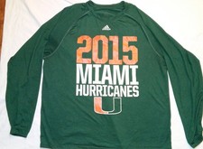 MAGLIETTA MIAMI HURRICANES FOOTBALL 2015 ADIDAS LA NOSTRA SQUADRA IL NOSTRO OBIETTIVO MY WHY TAGLIA XL
