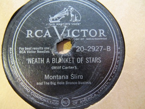 Montana slim wilf carter - slim, big