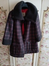 Giacca/cappotto Guru Taglia S Misto Lana Maniche 3/4