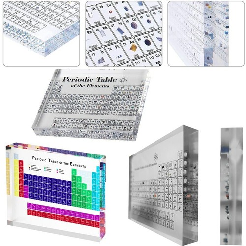 Tabella periodica acrilica
