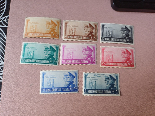 Serie francobolli 1941 colonie - francobolli,