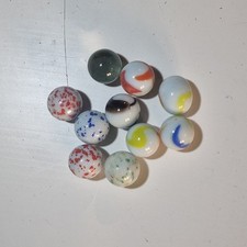 Lotto Biglie Vintage in Vetro