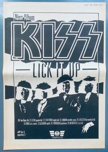 Kiss 1978 poster pubblicitario - kiss,