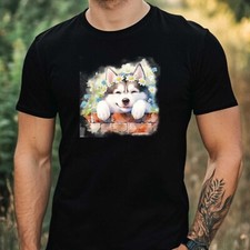 T-shirt uomo simpatico cane
