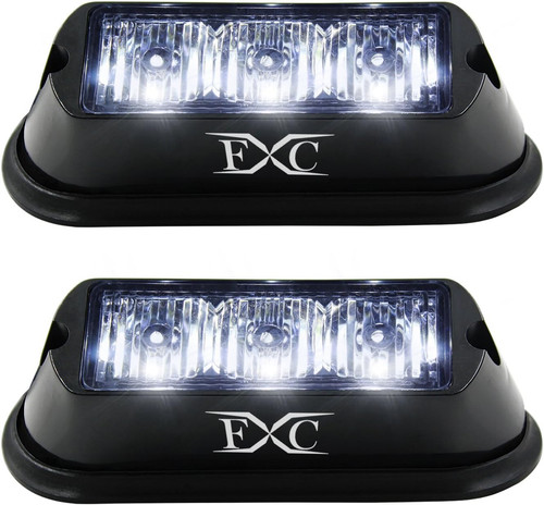 2pcs led luce stroboscopica - (2pcs, 3-led