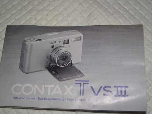 Manuale istruzioni contax - istruzioni,
