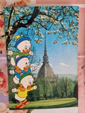 Cartolina Torino Qui Quo Qua Walt Disney Vedutine MS171 *