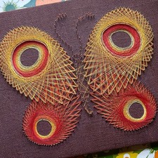 Vintage 70s Butterfly String