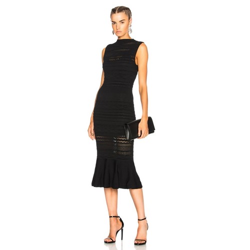 Abito midi alexis rilla maglia - midi,