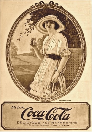 Targa vintage coca cola - vintage,