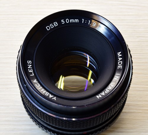 Yashica dsb 50mm 9 lens - yashica,