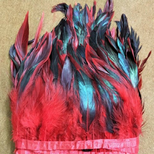 Frangia piume gallo - piume,