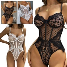 Body donna sexy pizzo lingerie